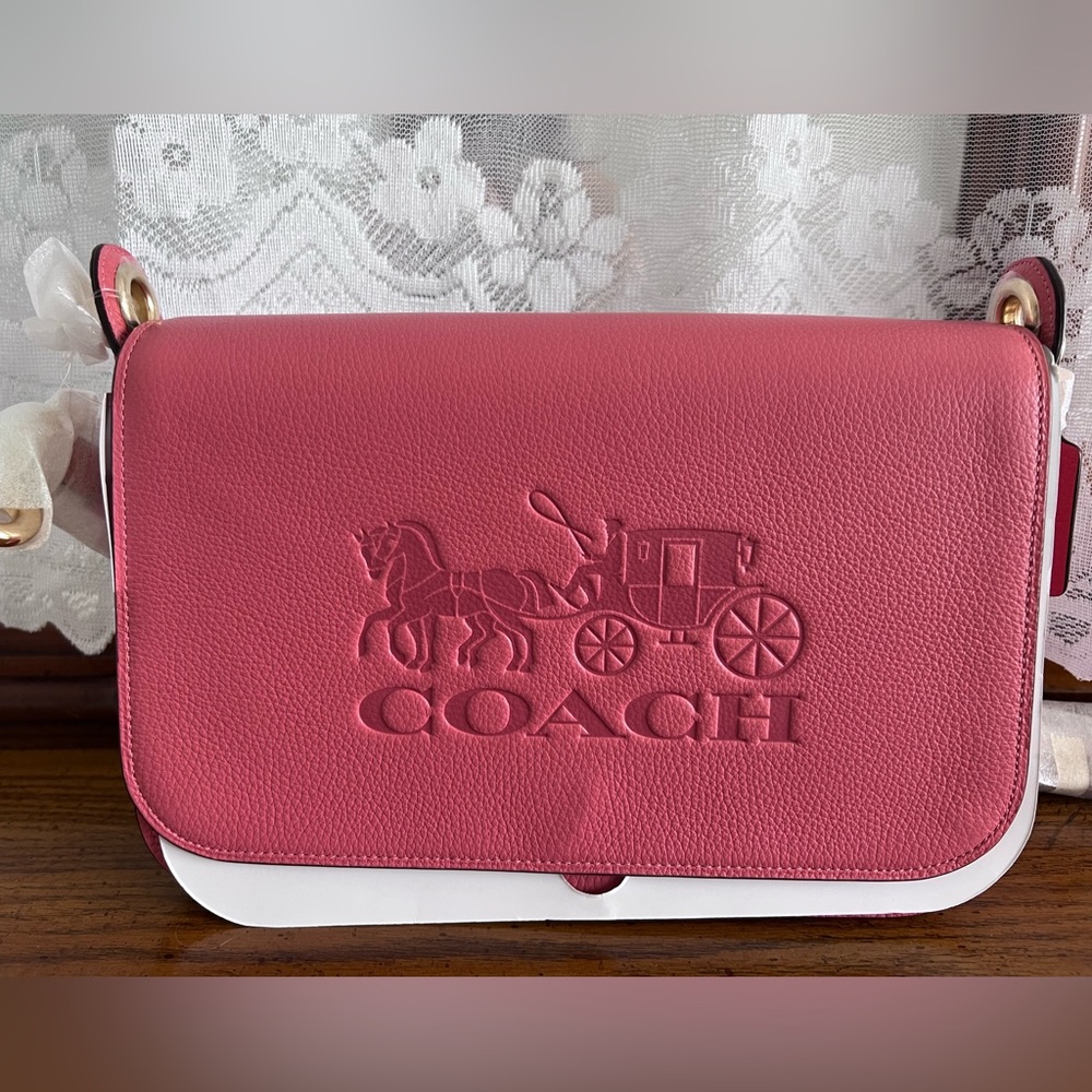 Authentic Coach leather Messenger